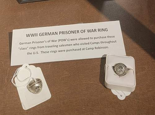 German POW Camp Robinson Ring