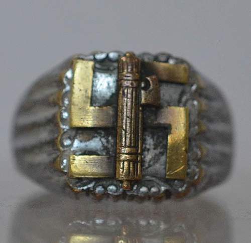 Swastika ring. Good or bad? That is the question.