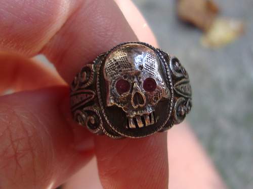 German Skull ring... real or fake?
