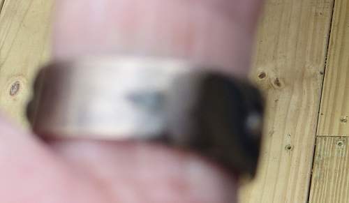 The last of my possible fake Nazi rings with engraving inside
