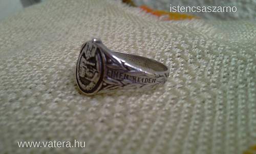 WW2 Nazi ring Panzer honour wehrmacht  ring