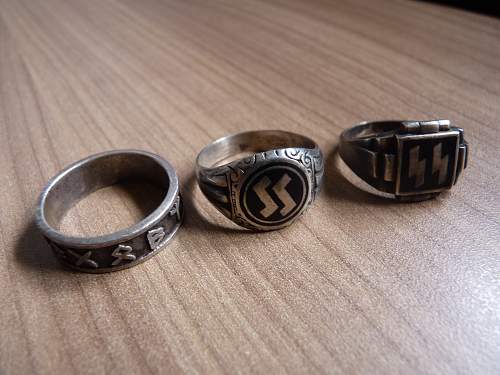 SS ring and wedding ring