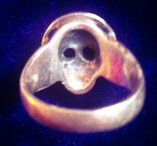 Skull Ring with Radio Headset