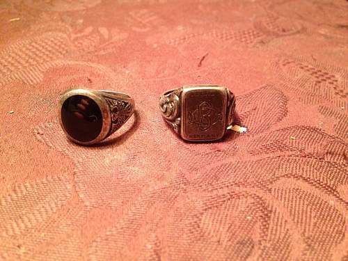 2 ww2(?) rings!