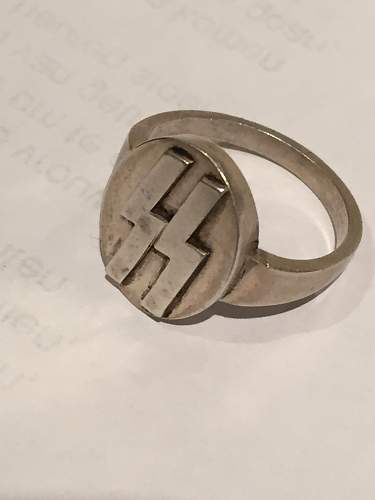 Ring with SS Runes: Real or Fake?