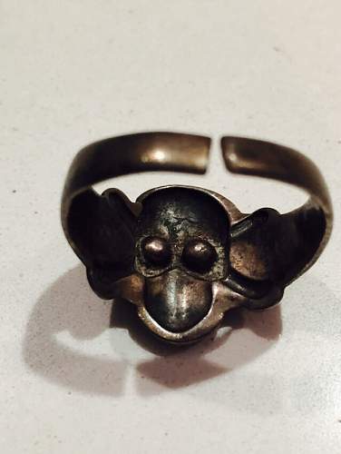 totenkopfring and canteen ring