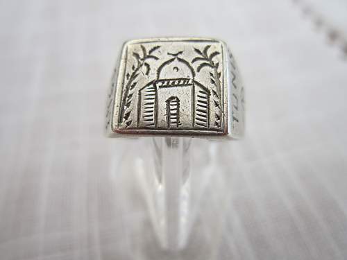 Tunis ring with hallmark.