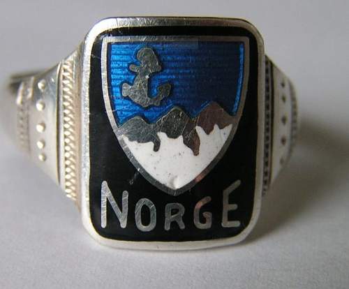 Original 1940 Norge Stavanger ring - Kriegsmarine?