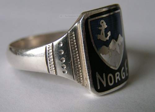 Original 1940 Norge Stavanger ring - Kriegsmarine?
