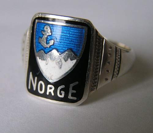 Original 1940 Norge Stavanger ring - Kriegsmarine?