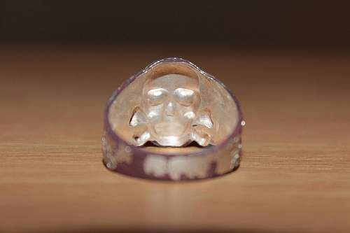 West wall skull ring - confirm authenticity