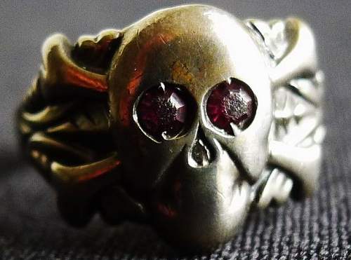 Skull Ring with Red Eyes - Opinions Please!