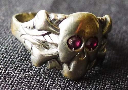 Skull Ring with Red Eyes - Opinions Please!