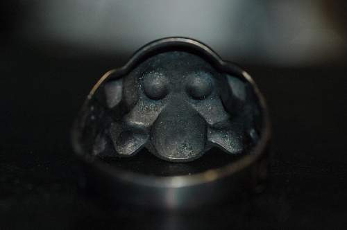 SS TK Ring with Weird Engraving