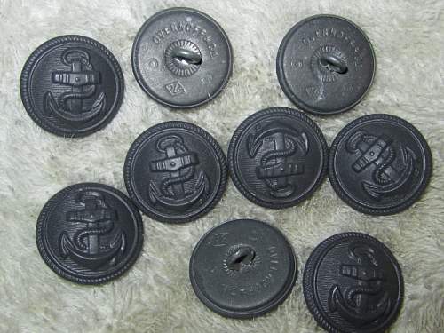 Kriegsmarine Buttons