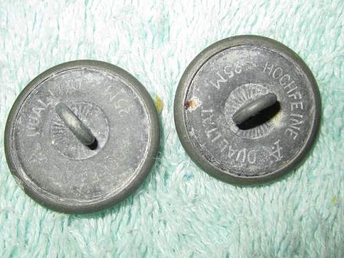 German Officer Buttons?