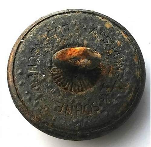 German political officer button...