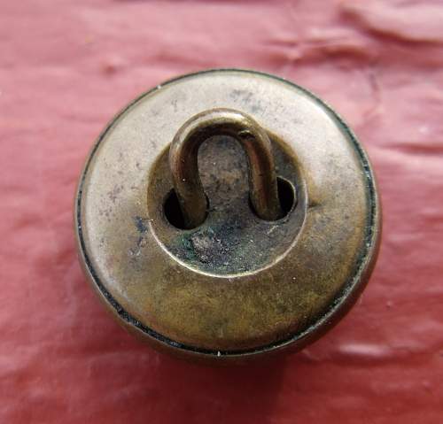 British 17th Lancers Death's Head Button