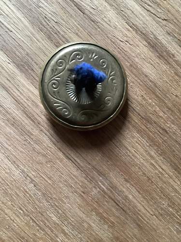 old military button?