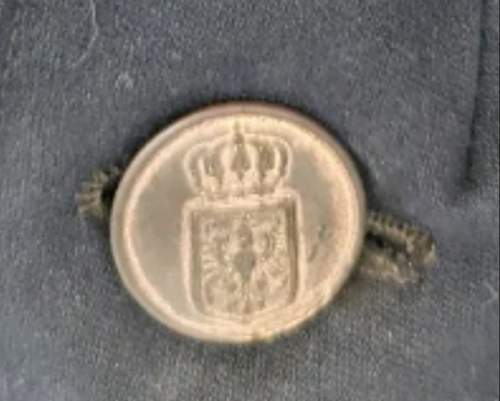 old military button?