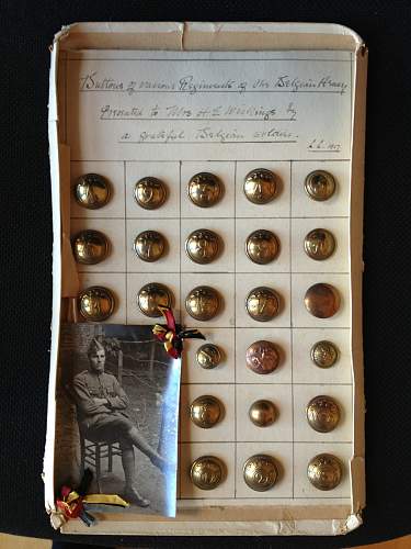 Belgian WWI buttons.