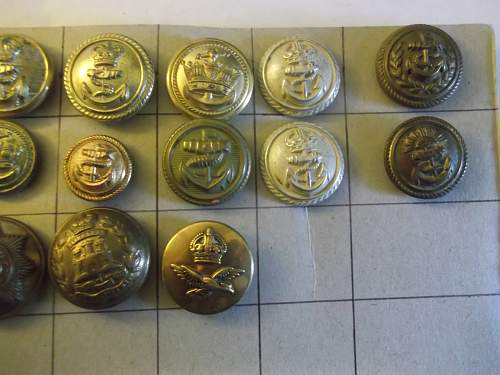 A Small Selection of (Mainly) Naval Buttons