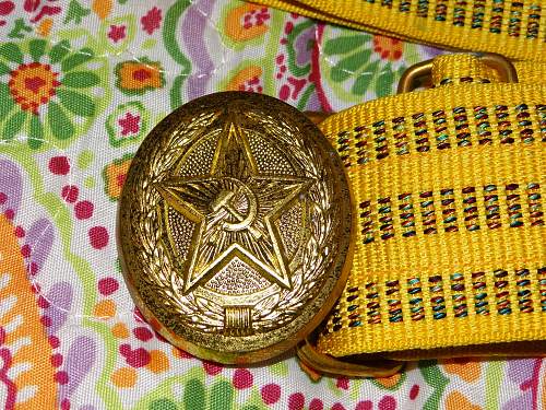 USSR parade belt.