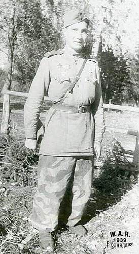 German parka wearing by soviets