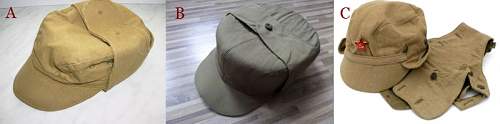 Soviet Afghanistan era field caps: ID assistance