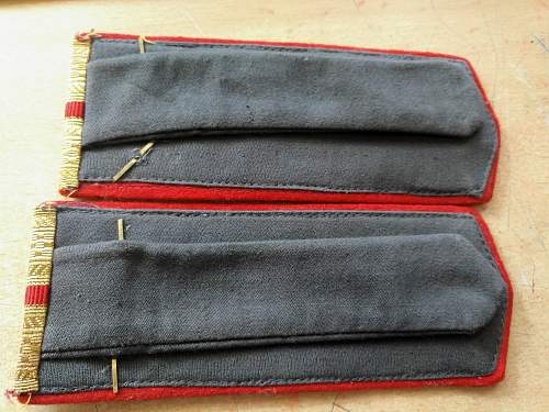 Soviet shoulder boards, artillery. M1943?