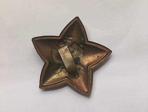 1918-22 plough and hammer RKKA stars