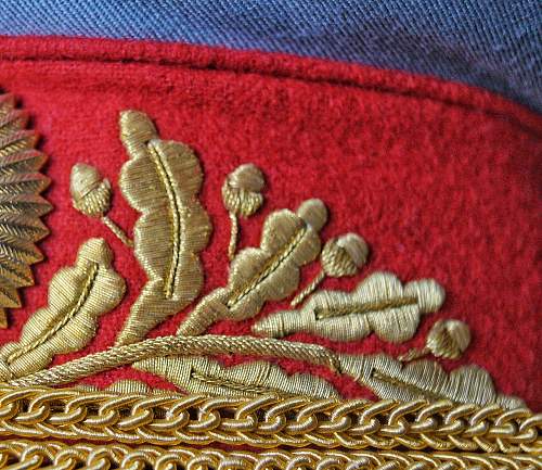 Soviet Marshal embroidery quality on Visor Hats, Shoulder Boards and Uniforms