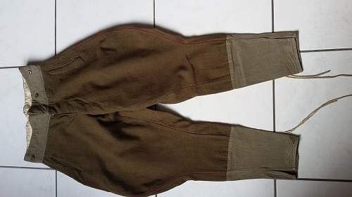 Infantry officer breeches