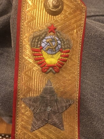 Soviet Marshal embroidery quality on Visor Hats, Shoulder Boards and Uniforms