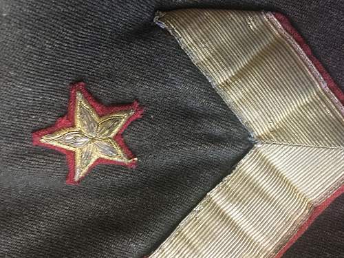 Soviet Marshal embroidery quality on Visor Hats, Shoulder Boards and Uniforms