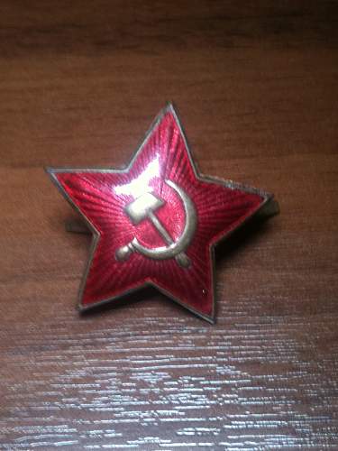 WW2 Soviet Cap star