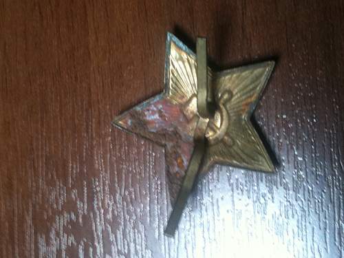 WW2 Soviet Cap star