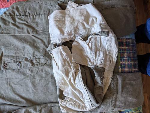 Identifying Wartime enlisted trousers