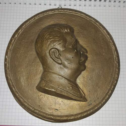50's Stalin wall plaque authentication