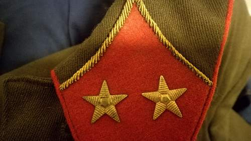 Major General tunic of the 1940 regulations.