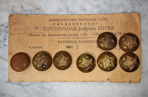 Soviet buttons