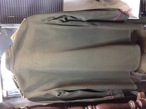 Officer jacket, made in US WWII.