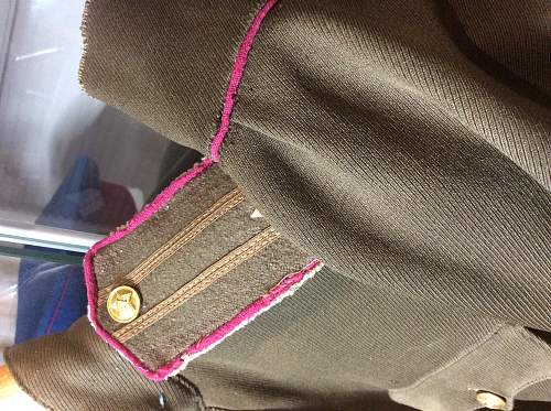 Officer jacket, made in US WWII.