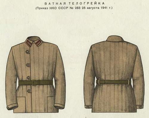 Identifying a telogreika jacket