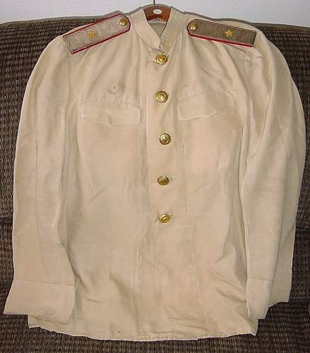 White Silk M-43 Major General