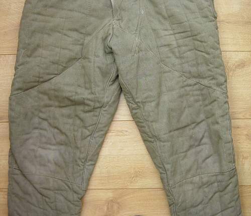 Padded trousers war time issue