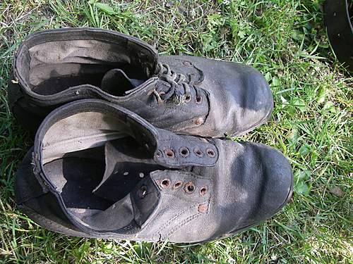 Soviet ankle boots.