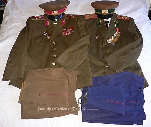 My Collection of Uncommon Cold War Soviet Service Dress uniforms