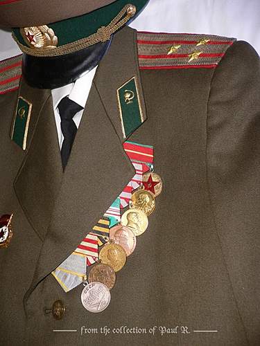 My Collection of Uncommon Cold War Soviet Service Dress uniforms