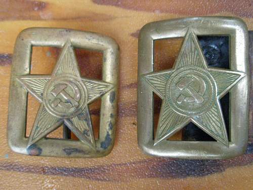 Soviet M35 Belt Buckles ??? Are these Pre-War-WWII